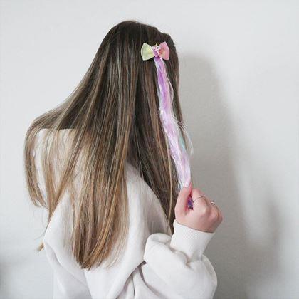 Kép valamiből Csatos gyerek hajdísz - rózsaszín masni