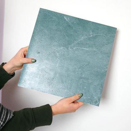 Kép valamiből Öntapadó csempe 30x30 cm - kék szürke márvány