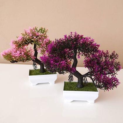 Kép valamiből Mesterséges bonsai - rózsaszín