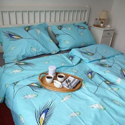 Kép Pamut ágynemű - páva tollak