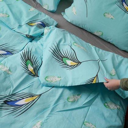 Kép valamiből Pamut ágynemű - páva tollak
