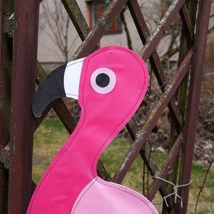Kép valamiből Kerti szélforgó - flamingó