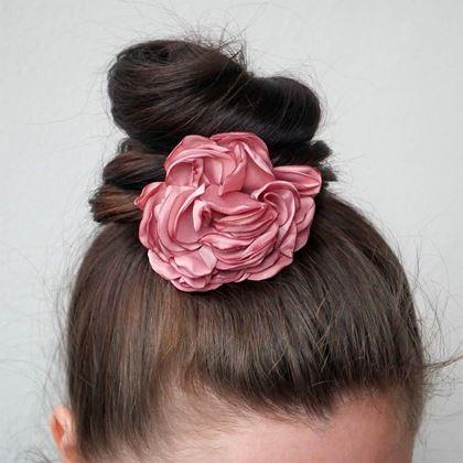 Kép valamiből Rózsás hajgumi - rózsaszín
