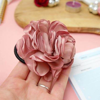 Kép valamiből Rózsás hajgumi - rózsaszín