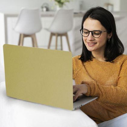 Kép valamiből Matt öntapadó tapéta - sárga