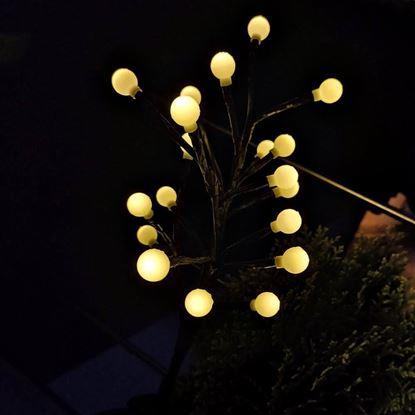 Kép Leszúrható napelemes fa - golyók