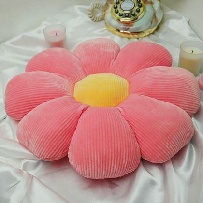 Kép valamiből Virág alakú párna - rózsaszín