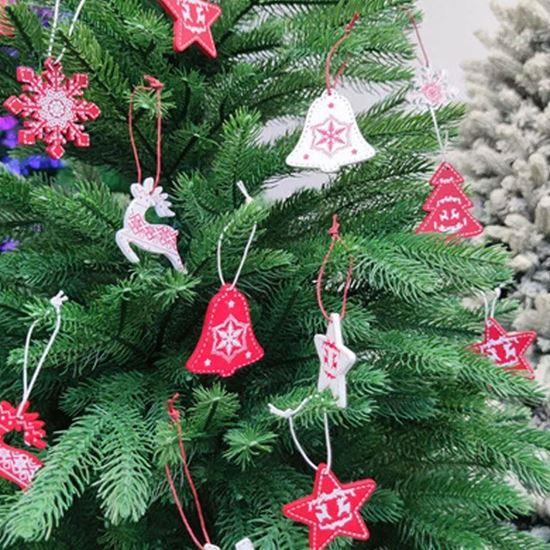 Kép valamiből 12 darab fa díszkészlet - csengők