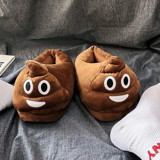 Kép valamiből Kaki emoji papucs - 26 cm