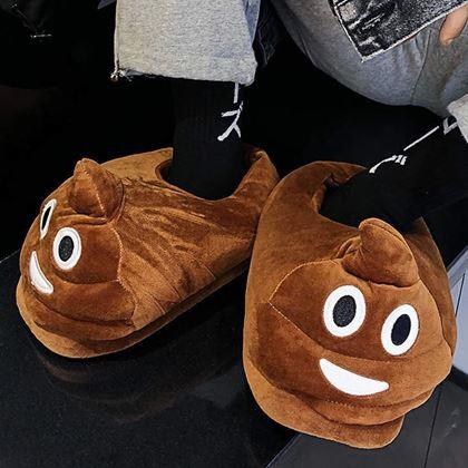 Kép valamiből Kaki emoji papucs - 31 cm