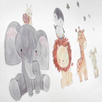 Kép valamiből Falon matricák - rajzolt állatkák