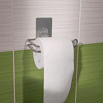 Kép Rozsdamentes acél WC-papír tartó