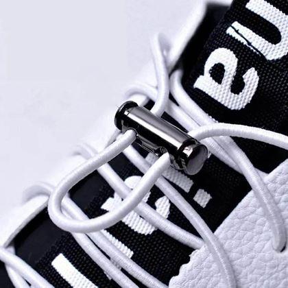 Kép valamiből Gyorskioldó cipőfűző - fehér