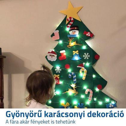 Kép valamiből Falra szerelhető karácsonyfa díszítéshez