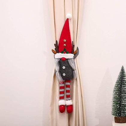 Kép valamiből Függönykapocs - karácsonyi manó