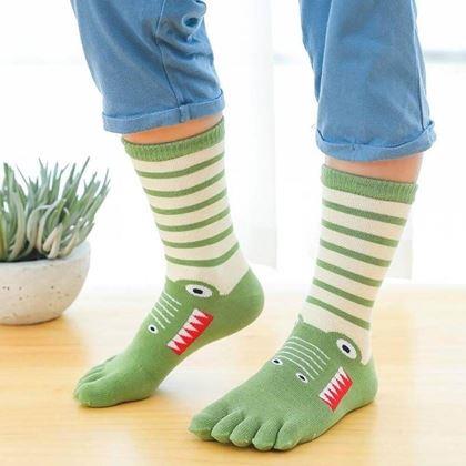 Kép valamiből Gyermek ujjatlan zokni kisebb - krokodil