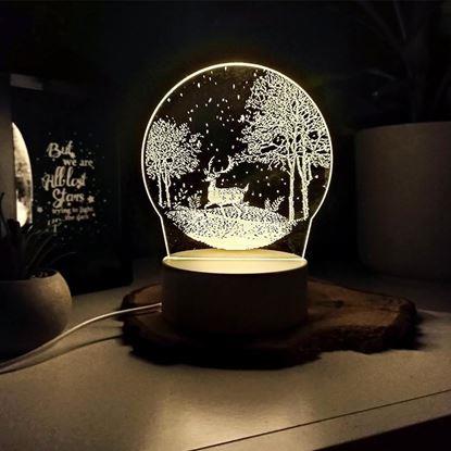 Kép Dekoratív 3D lámpa