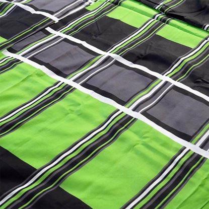 Kép Pamut ágynemű - zöld geometria