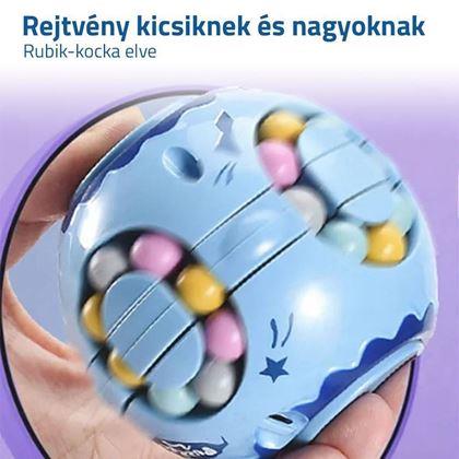 Kép valamiből Forgó kirakós golyókkal