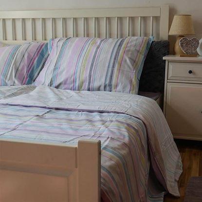 Kép Pamut ágynemű - pasztell csíkokkal