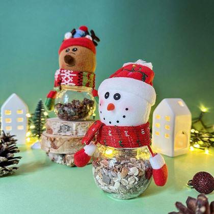 Kép valamiből Karácsonyi doboz - hóember
