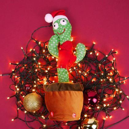 Kép valamiből Éneklő és táncoló kaktusz - karácsonyi