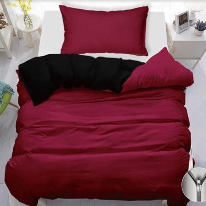 Kép Pamut ágynemű - egyszínű bordó