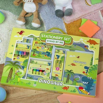 Kép valamiből Gyerekek iskolai felszerelés szett - dinoszauruszok