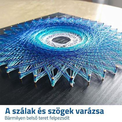 Kép valamiből Kreatív Készlet String Art - Mandala