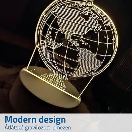 Kép valamiből Dekoratív 3D lámpa - világító gömb