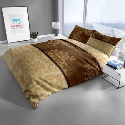 Kép Pamut ágynemű - barna dísz