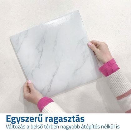 Kép valamiből Öntapadó csempe 30x30 cm - fehér márvány