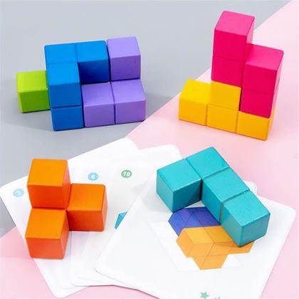 Kép valamiből Tetris 3D kocka kihívás kártyákkal