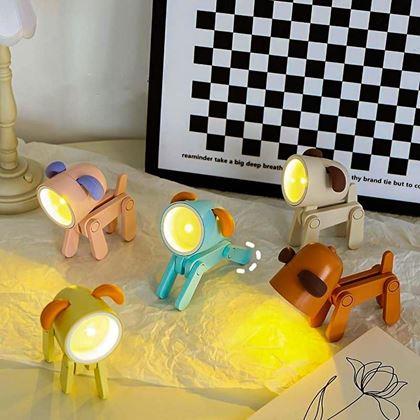 Kép valamiből Kutyás mini lámpa - bézs