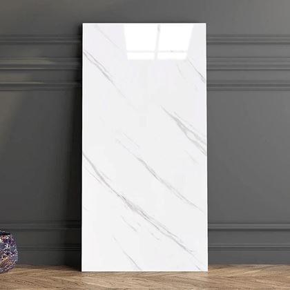 Kép valamiből Öntapadó csempe 60x30 cm - fehér márvány