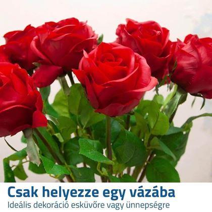 Kép valamiből Mesterséges rózsa - piros