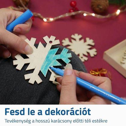 Kép valamiből Fa Karácsonyi Díszek - 32 darab kiszínezéshez