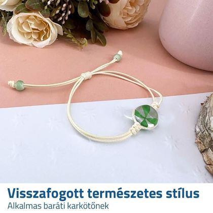Kép valamiből Karkötő - négylevelű lóhere