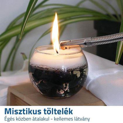 Kép valamiből  Zselés gyertya - sötétkék