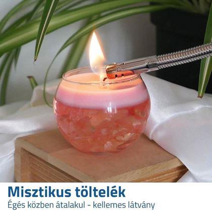 Kép valamiből  Zselés gyertya - rózsaszín