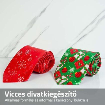 Kép valamiből Karácsonyi nyakkendő - piros