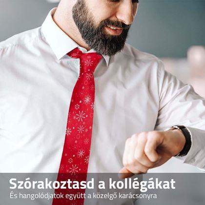 Kép valamiből Karácsonyi nyakkendő - piros