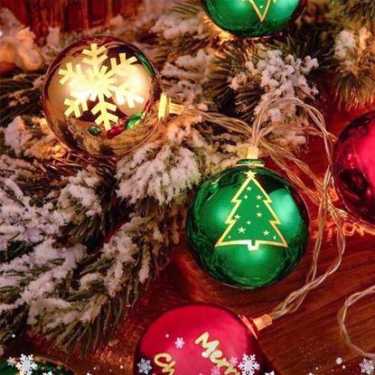 Kép LED fényfüzér - karácsonyi díszek