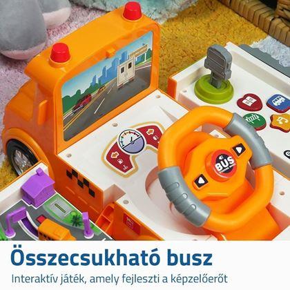 Kép valamiből Interaktív összecsukható busz kormánykerékkel
