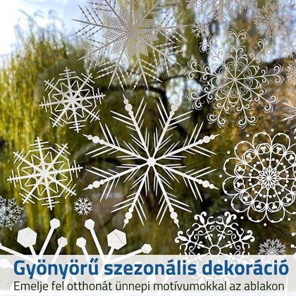Kép valamiből Karácsonyi ablakmatrica - karácsonyfa