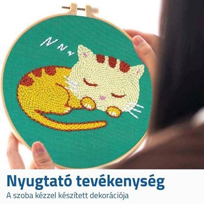 Kép valamiből Hímzés gyerekeknek - macska