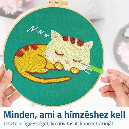 Kép valamiből Hímzés gyerekeknek - macska