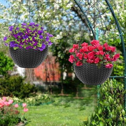 Kép valamiből Függő virágcserép - átmérője 26 cm