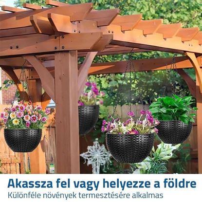 Kép Függő virágcserép