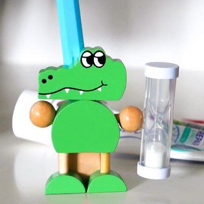 Kép Ecsettartó homokórával